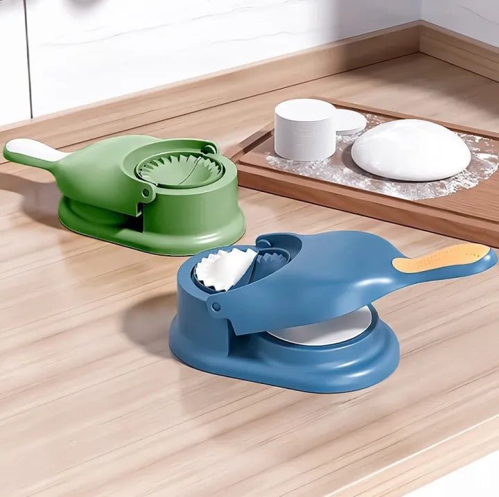 "2-in-1 Large Samosa & Kachori Maker – Fully Automatic Dumpling Press with 10 Colorful Plates