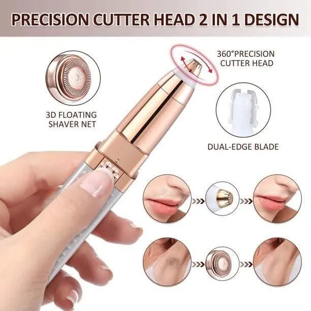 "2-in-1 Rechargeable Women’s Hair Remover & Epilator
