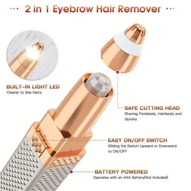 "2-in-1 Rechargeable Women’s Hair Remover & Epilator
