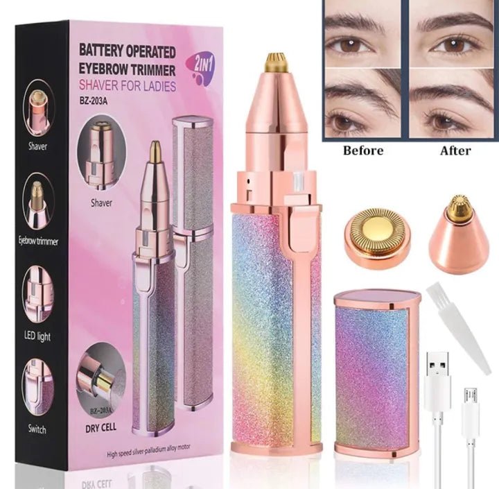 "2-in-1 Rechargeable Women’s Hair Remover & Epilator
