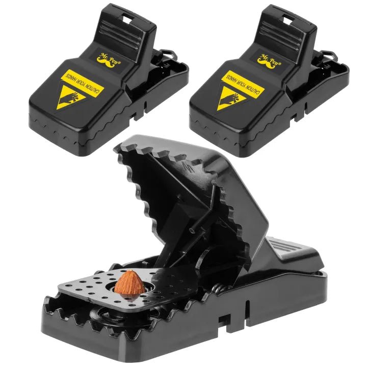 2PC Smart Mouse Catcher | Heavy-Duty Reusable Rat Trap with Strong Grip