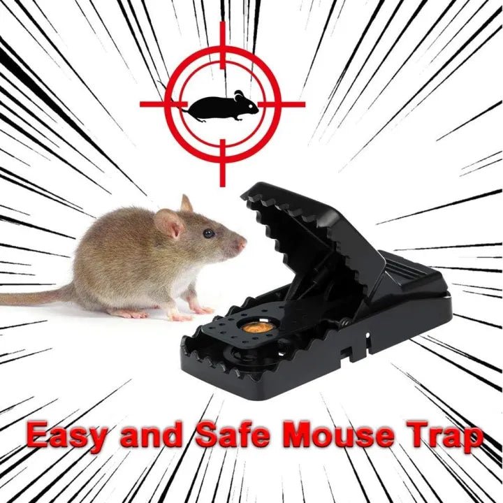 2PC Smart Mouse Catcher | Heavy-Duty Reusable Rat Trap with Strong Grip