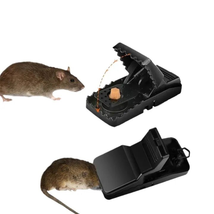2PC Smart Mouse Catcher | Heavy-Duty Reusable Rat Trap with Strong Grip