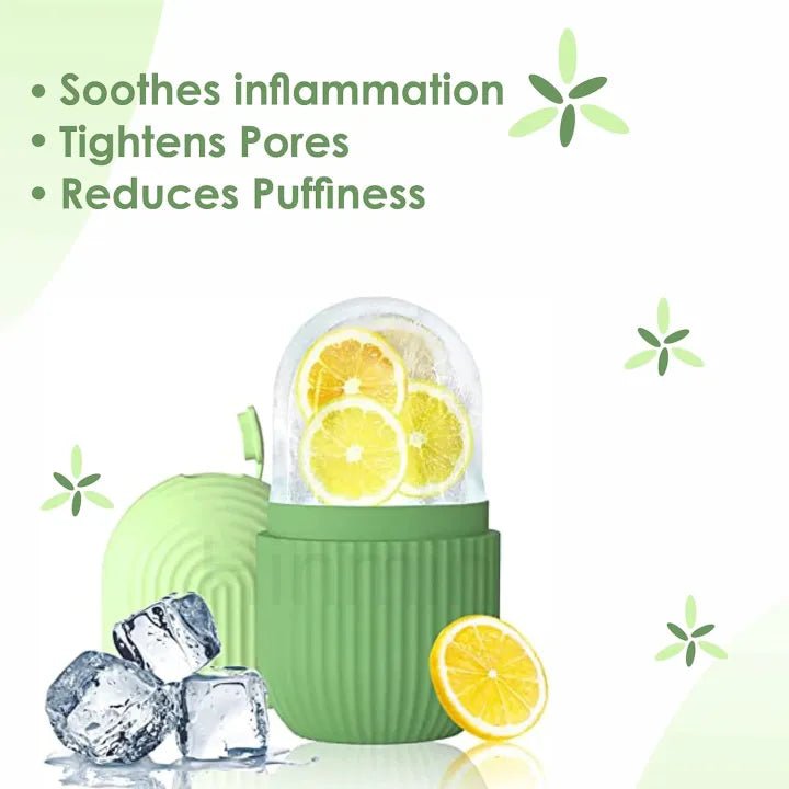 "3-in-1 Natural Jade Facial Set – Jade Roller, & Ice Roller for Face, Eyes, Neck & Body"