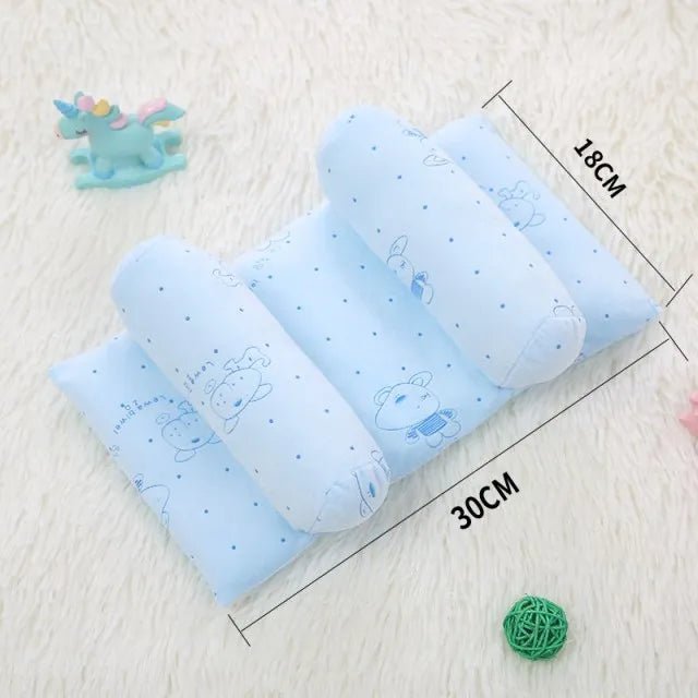 Adjustable Memory Foam Baby Pillow – Flat Head Prevention, Neck & Spine Support,