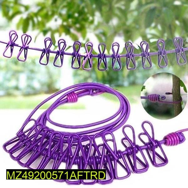 Elastic Clothesline | Stretchable Drying Rope for Indoor & Outdoor Use