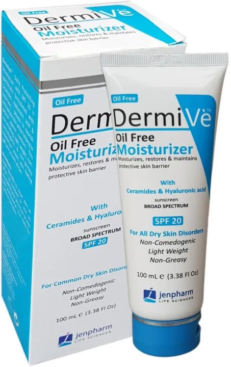 Jenpharm Dermive Moisturizer – 100ml of Oil-Free Glow for All Skin Types