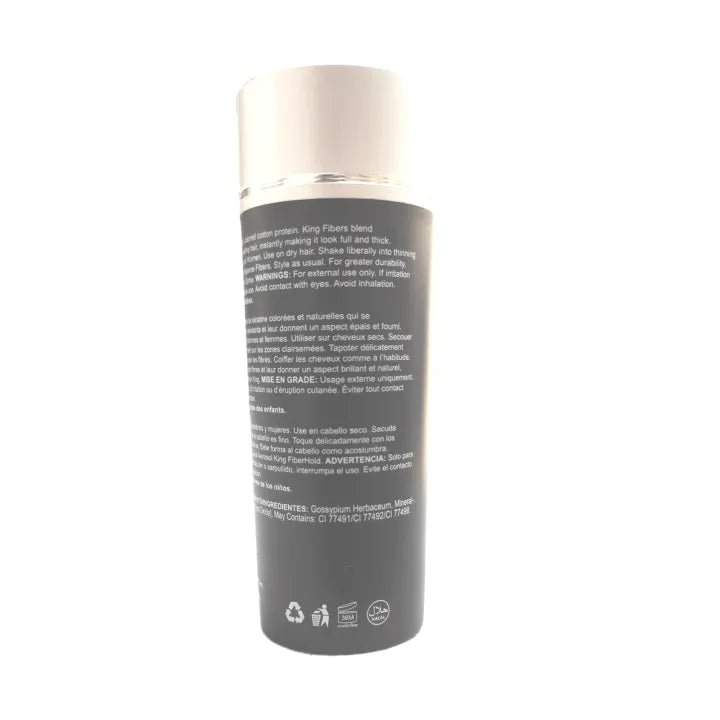 "King Hair Building Fibers 27.5g – Medium Brown | Premium Hair Thickening Solution