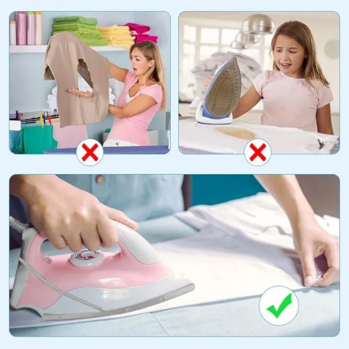 Non-Stick Ironing Plate Shield | Protects Clothes & Iron Sole