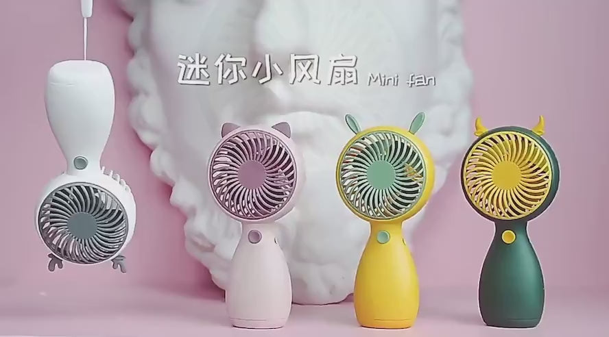 "Super Strong Mini USB Fan | Rechargeable, Portable & Silent | Ideal for Home