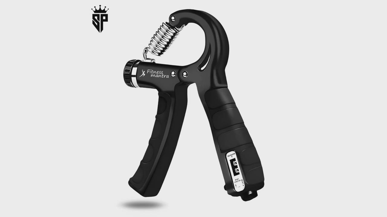 SP Dealz Adjustable Hand Gripper (10KG–60KG) with Counter
