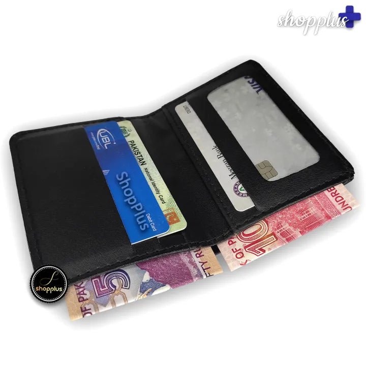 "Slim & Stylish Wallet for Men – 6 Card Slots + Cash & ID Pocket"