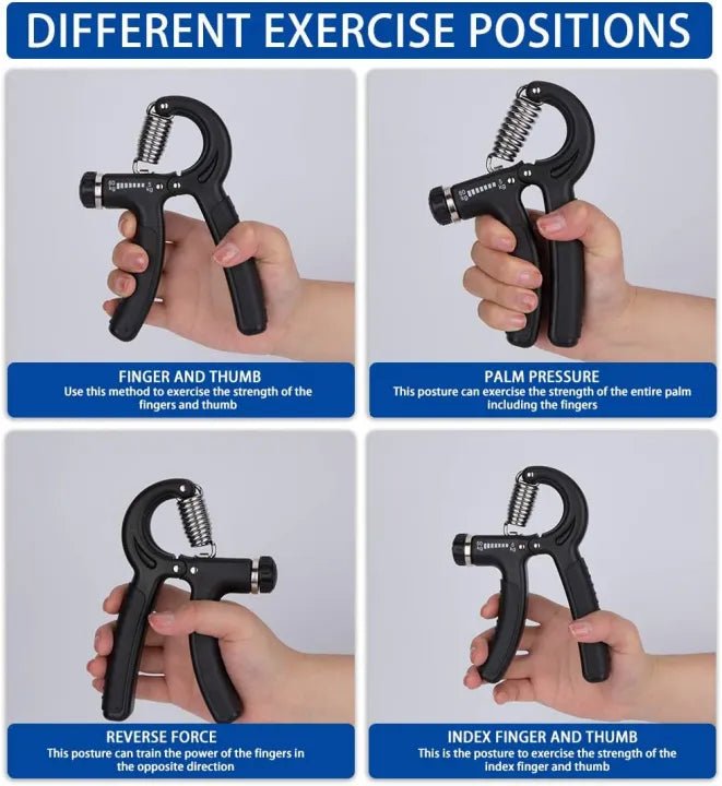 SP Dealz Adjustable Hand Gripper (10KG–60KG) with Counter