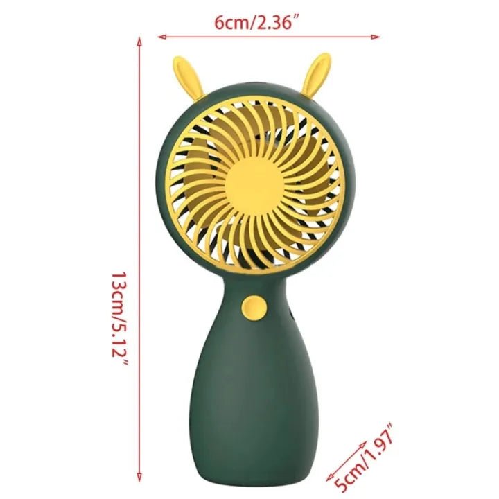 "Super Strong Mini USB Fan | Rechargeable, Portable & Silent | Ideal for Home