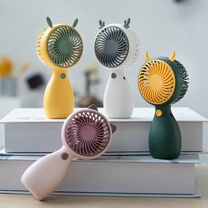"Super Strong Mini USB Fan | Rechargeable, Portable & Silent | Ideal for Home